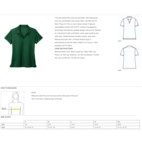 Nike Women's Dri-FIT Micro Pique 2.0 Polo